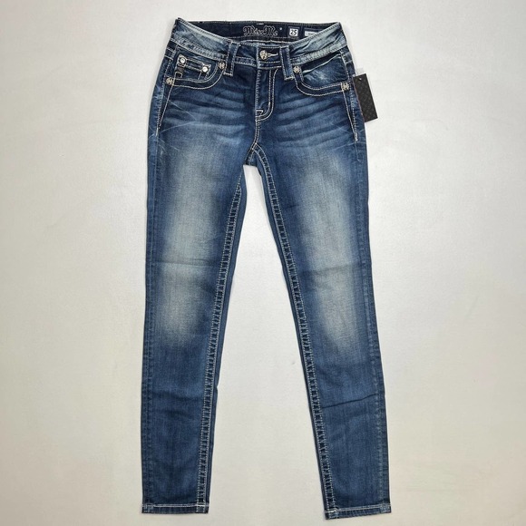 Miss Me Standard Skinny Stretch Jeans NWT Size 25 - Picture 3 of 12